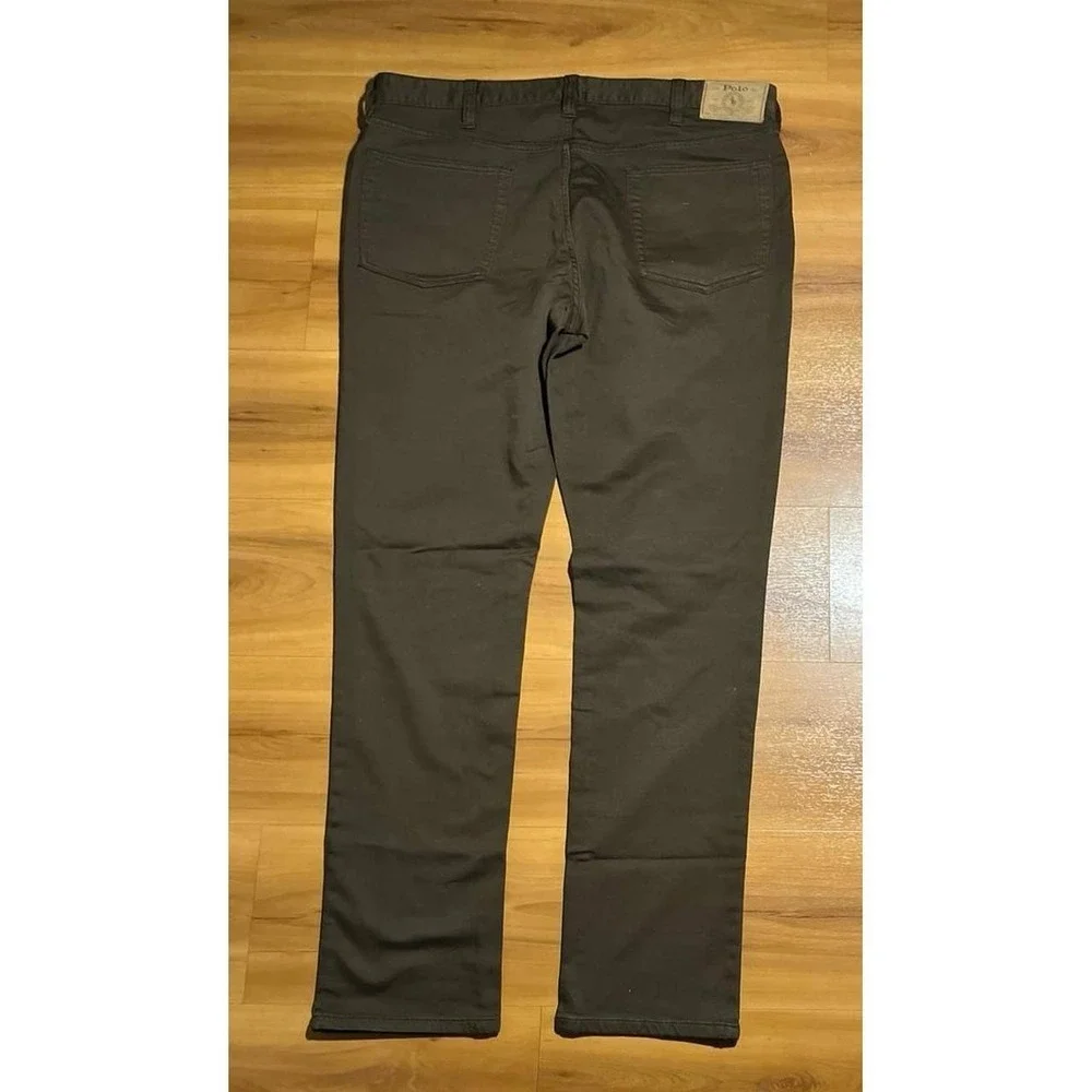 Mens Polo Ralph Lauren Sullivan Slim Chocolate Brown Stretch Jeans